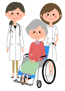 医生, 护士和病人照片