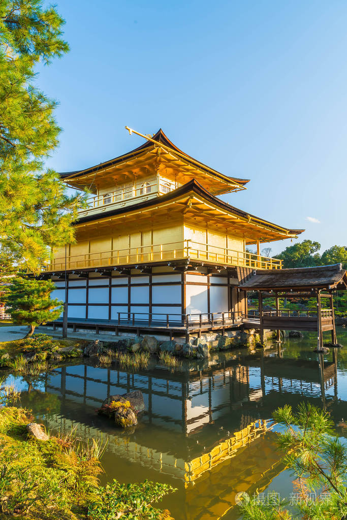 金阁寺美丽的建筑金阁
