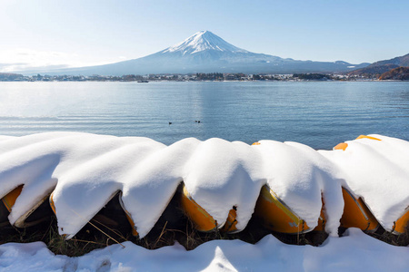 富士山的雪