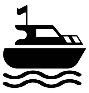 船标志符号矢量图标