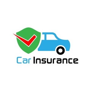 汽车保险与盾牌和蜱