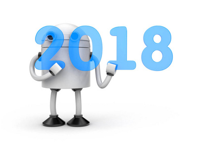 机器人与蓝色号码2018