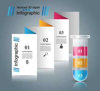 试管。实验。业务图表