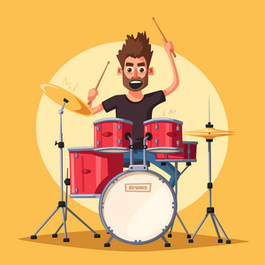 摇滚音乐.卡通矢量图照片