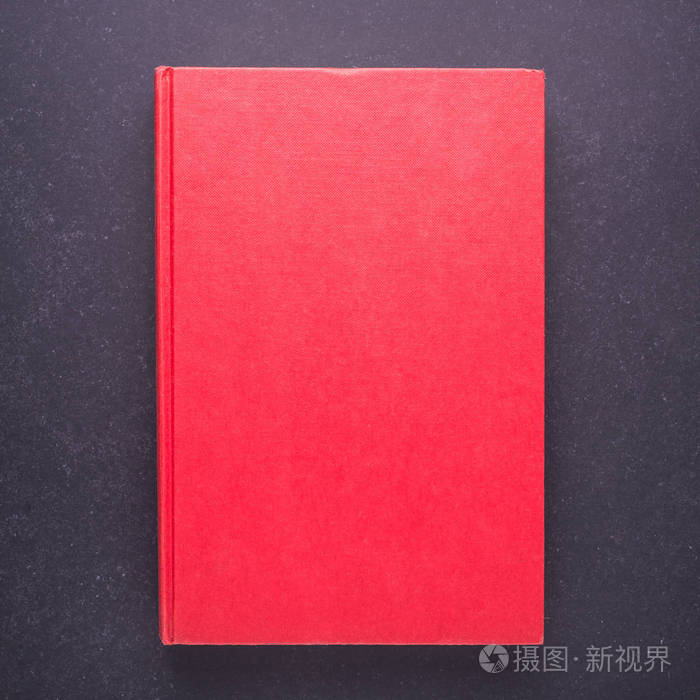 红宝书空白空盖上黑色的石头表背景