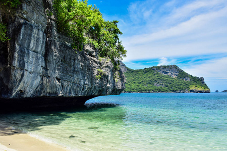 美丽的泰国海景 Angthong 国家海洋公园近苏梅岛岛在泰国湾