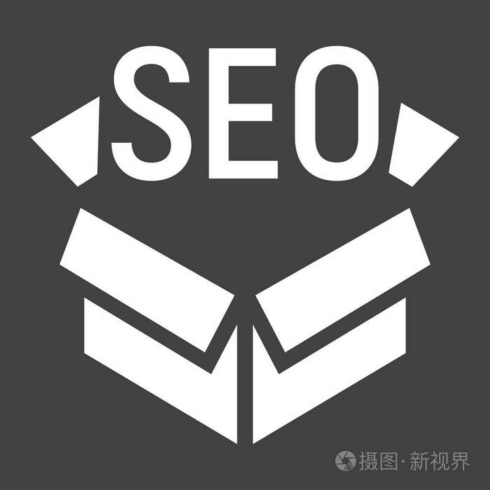 Seo 包标志符号图标 seo 和发展框