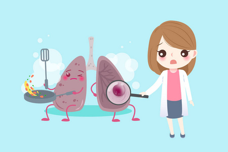 肺与健康概念
