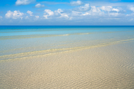 加勒比海蓝宝石完美海滩海滨玛雅