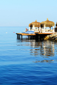 地中海海滩土耳其度假村