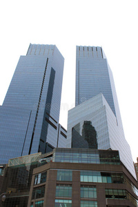 纽约市的两座摩天大楼