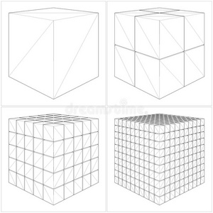 从简单向量到复杂向量的立方体剖分