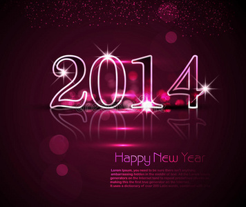 2014新年庆典假日闪亮