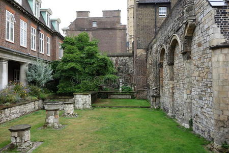 小庭院，威斯敏斯特大教堂。