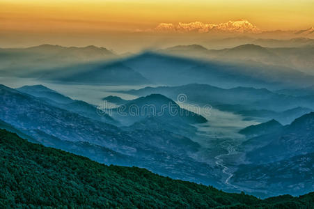 风景 喜马拉雅山 自然 早晨 范围 冒险 高的 公园 亚洲