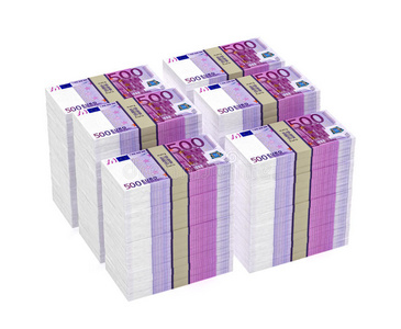 什锦欧元钞票图片