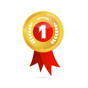 第一名,金牌插画照片