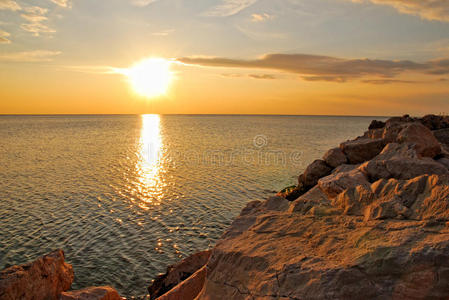 场景 夏天 太阳 冬天 日落 潮汐 海洋 旅行 悬崖 风景