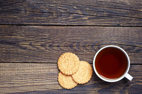 一杯茶和饼干