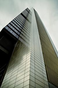水晶塔，马德里摩天大楼，位于金融区，四座现代摩天大楼cuatro torres，西班牙