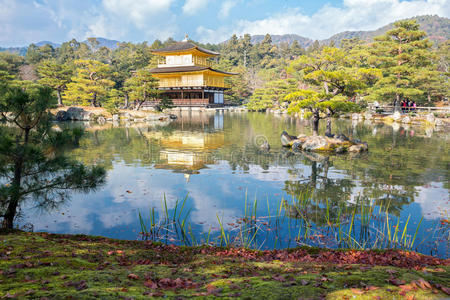 日本京都金阁寺图片