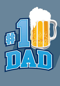 一号啤酒爸爸。