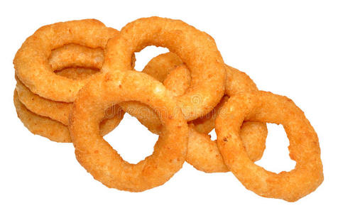 炸洋葱圈照片