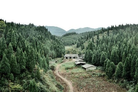 张家界农村的景观观