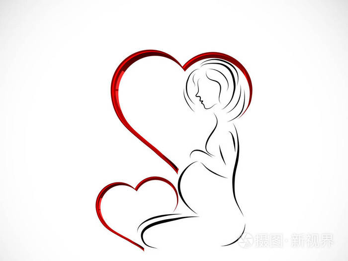 孕妇-矢量插画-正版商用图片0zq7i7-摄图新视界