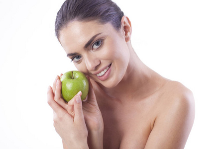 一个苹果为您的健康和生命力图片