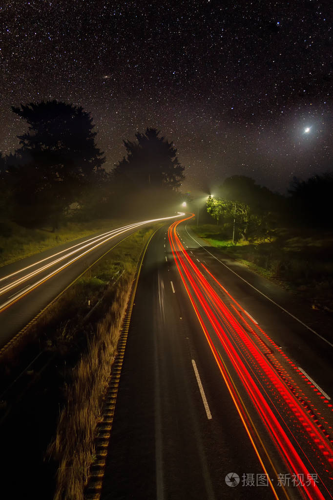 高速公路照片夜景图片