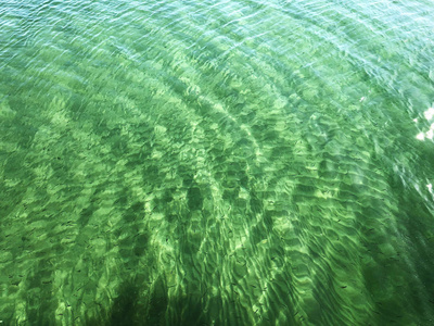 波纹海水表面