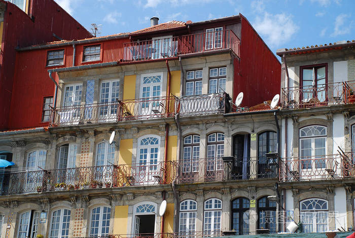 葡萄牙波尔图的典型老房子
