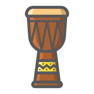 音乐和乐器, 声音符号矢量图形, 彩色线条图案白色背景, eps 10照片