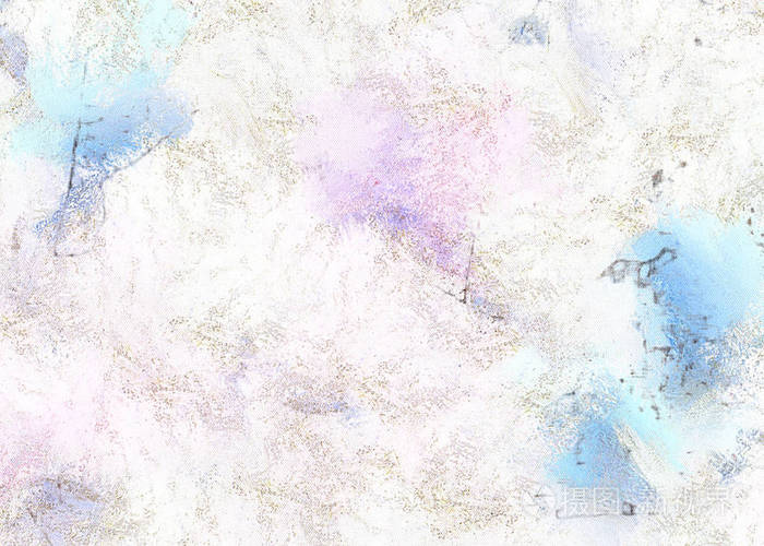 抽象纹理印象派背景.画在画布上水彩画水彩画.数字手绘艺术.