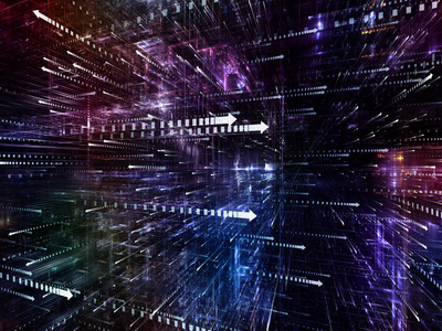 数字化的虚拟世界照片