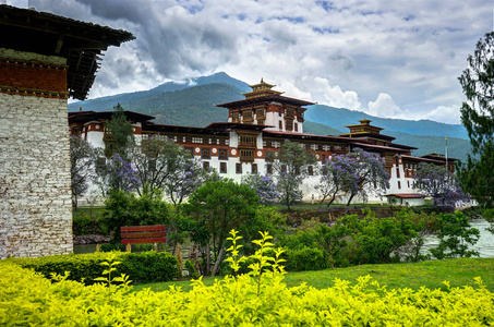 Punakha 宾馆视图