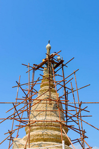 修复工作一座寺佛寺图片