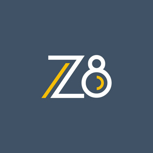 带字母和数字 Z8 的徽标