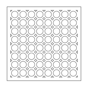 图案几何装饰。激光切割卡。元素装饰设计。几何图案。矢量插图