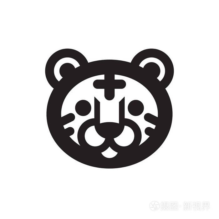 简单的老虎图标