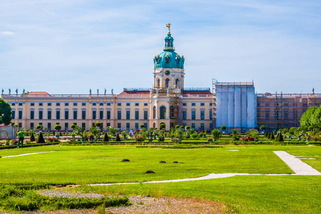 德国柏林夏洛滕堡皇宫复古风格著名旅游目的地照片