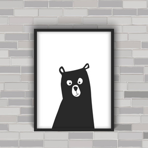 熊在框架