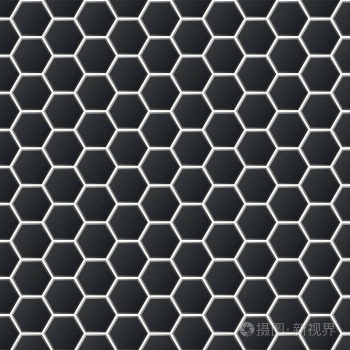六角形抽象几何方案时尚设计印刷六角图案
