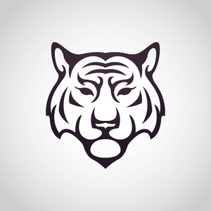 老虎徽标老虎矢量徽标图标图示照片