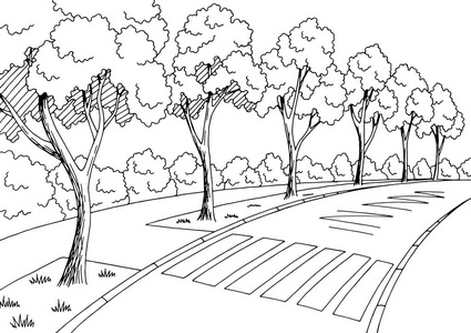 黑色风景图图片