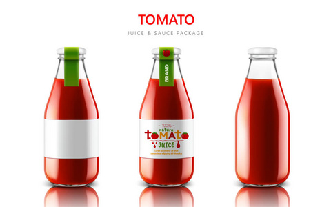 番茄汁或调味汁包装