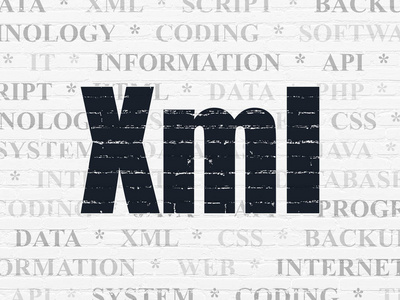 软件的概念 Xml 在背景墙上