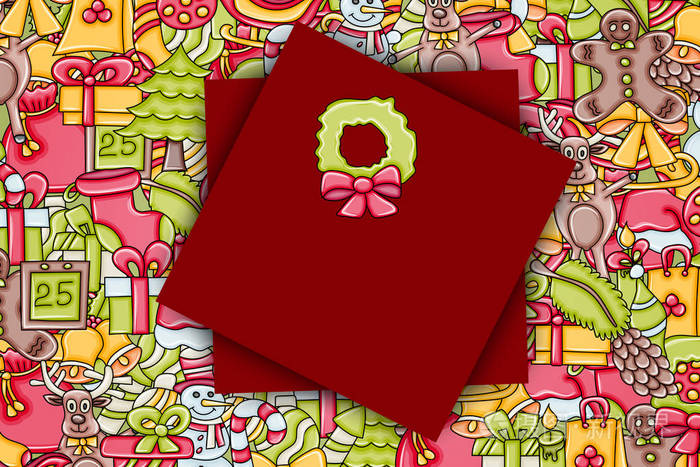 用于贺卡,传单或小册子.手绘卡通风格涂鸦