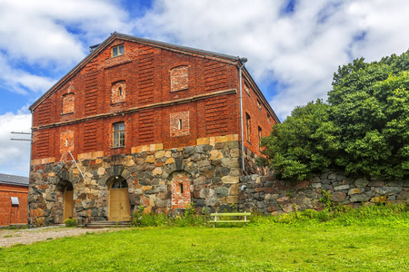 堡或 Sveaborg 要塞。赫尔辛基.芬兰